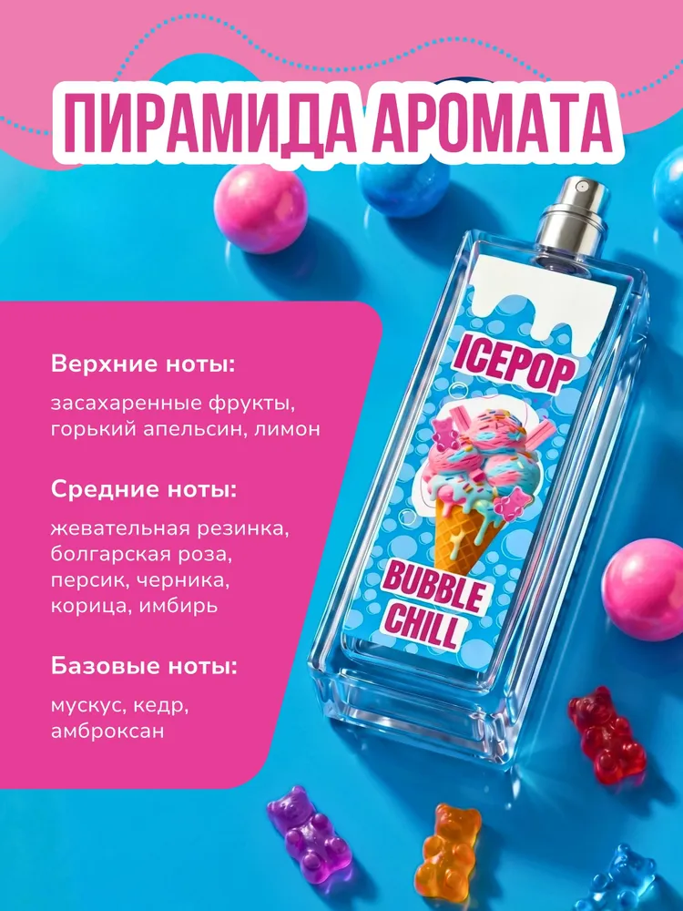 Парфюмерная вода женская ICEPOP Bubble Chill 50 мл