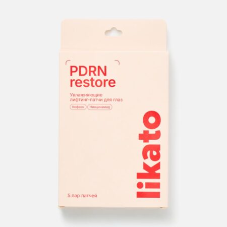 Патчи тканевые вокруг глаз LIKATO PROFESSIONAL с PDRN, 5 пар