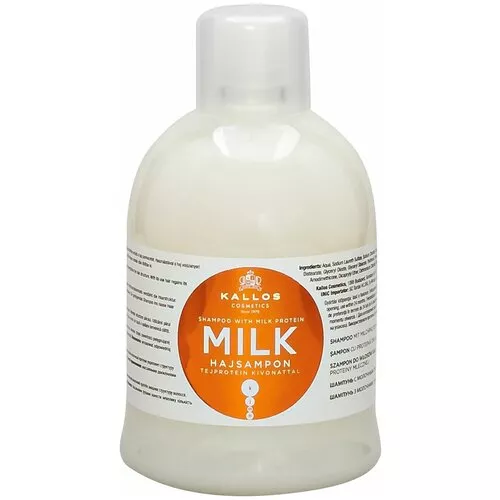Kallos шампунь KJMN Milk с молочным протеином, для сухих и поврежденных волос. 1000 мл.