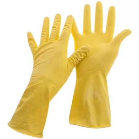 Перчатки резиновые Dr. Clean, хозяйственные (размер: L)