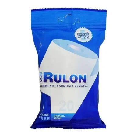 Влажная туалетная бумага «Mon Rulon», 20 штук