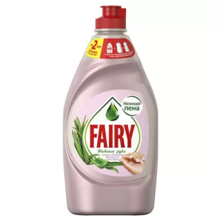 Средство для мытья посуды «Fairy. Нежные руки. Аромат розового жасмина и алоэ вера», 450 мл