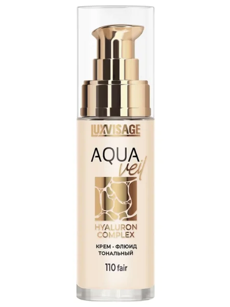 Тональный крем-флюид LUXVISAGE Aqua Veil Hyaluron Complex т.110