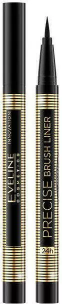 Подводка для глаз Eveline «Precise Brush Liner», ультрастойкая, черная, 4 мл