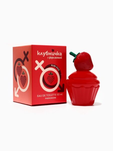 Туалетная вода женская КЛУБНИЧКА С ФЕРОМОНКОЙ Rubi Red 50 мл