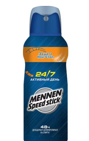 Дезодорант аэрозоль Mennen Speed Stick «Активный день», 150 мл