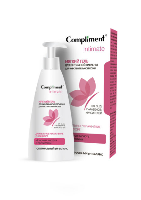 Гель для интимной гигиены COMPLIMENT Intimate Мягкий для чувствительной кожи