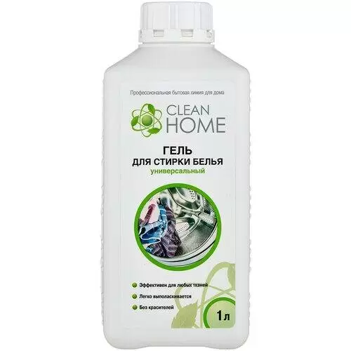 Гель для стирки белья универсальный «Clean Home», 1 л