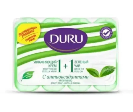 Мыло туалетное Duru «Зелёный чай», 4х80 г