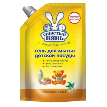 Средство для мытья детской посуды «Ушастый нянь», 1000 мл