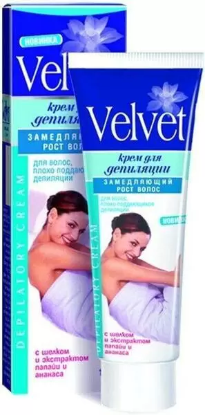 Крем для депиляции замедляющий рост волос «Velvet», 100 мл